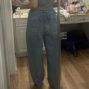 Baggy American eagle jeans light wash